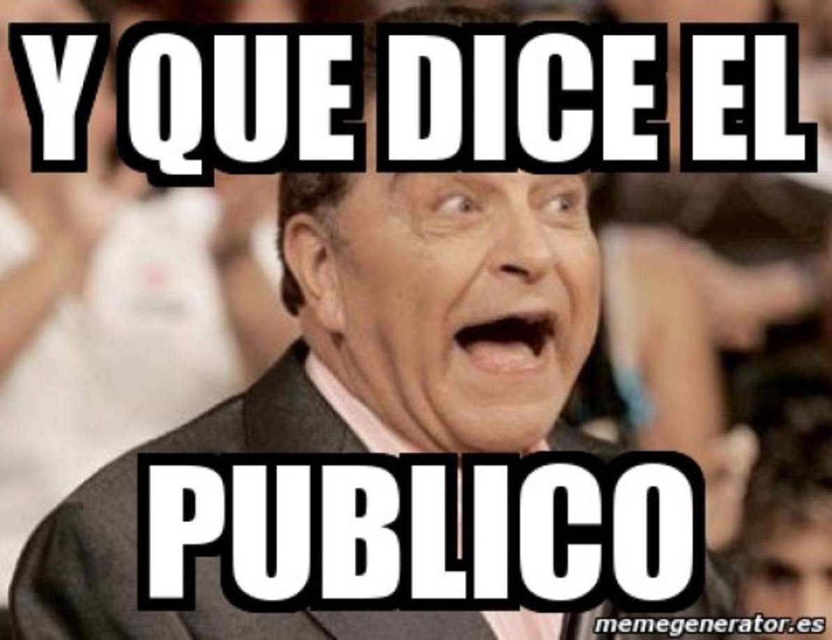 Aunque Don Francisco está retirado de los escenarios, su típica pregunta no podía faltar en este tema tan controversial.