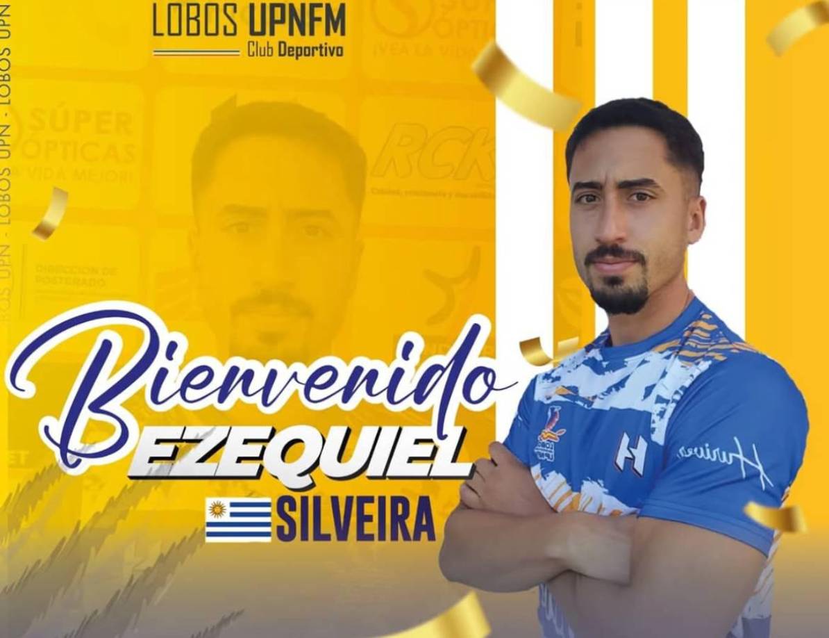 El defensor uruguayo Ezequiel Silveira es oficialmente nuevo jugador de los Lobos de la UPNFM,
