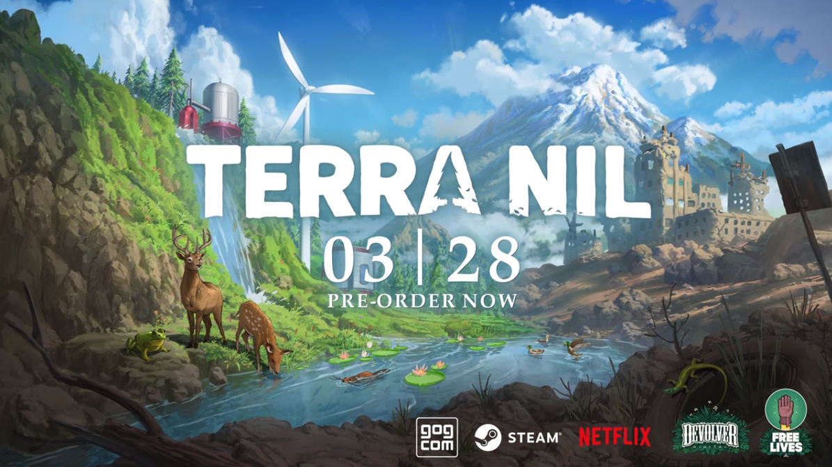 Terra Nil, ya disponible para tú PC y en la plataforma de Netflix.