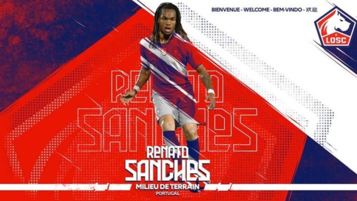El Lille de Francia anunció de manera oficial el fichaje de Renato Sanches, de 22 años. El internacional portugués abandona el Bayern Múnich previo pago de una cantidad cercana a los 20 millones de euros.