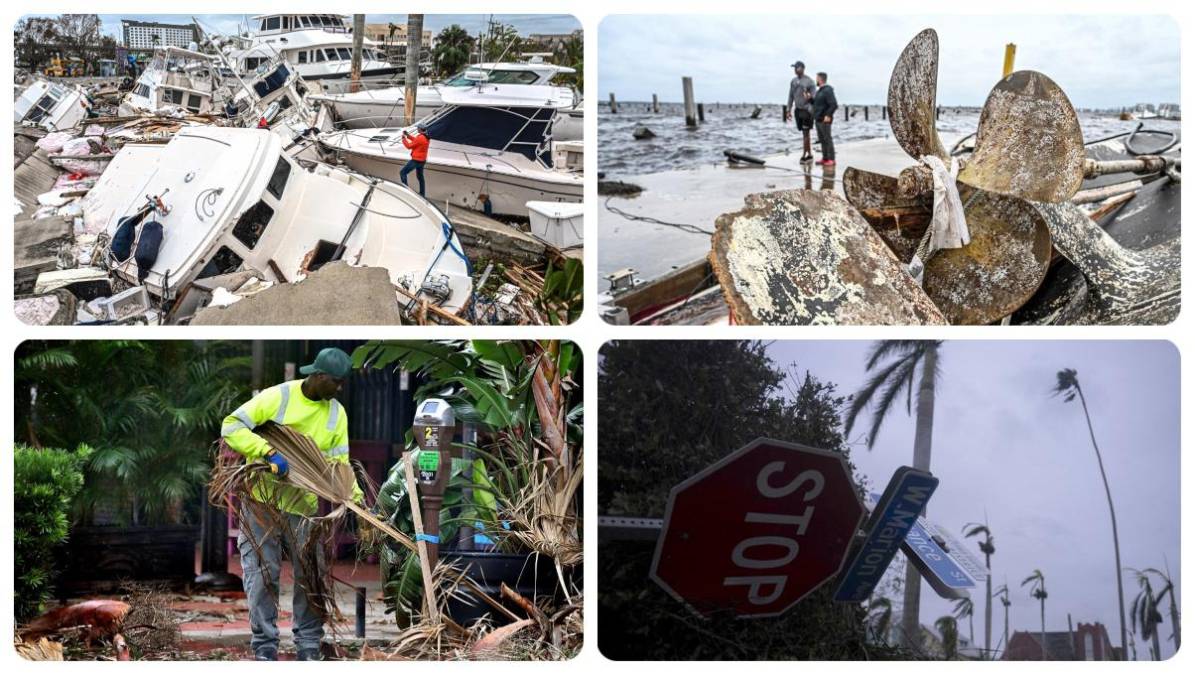 Florida entre escombros tras paso de Huracán Ian