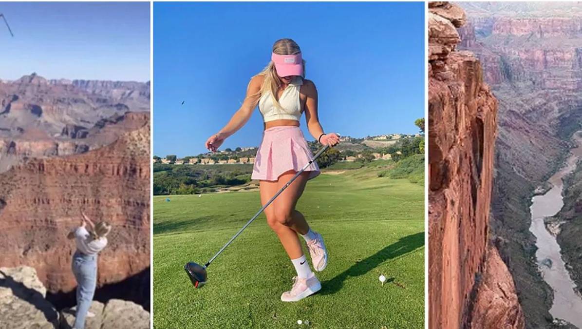 A la influencer y golfista Katie Sigmond, con casi siete millones de seguidores en Tik Tok, le puede salir muy caro su último atrevimiento.