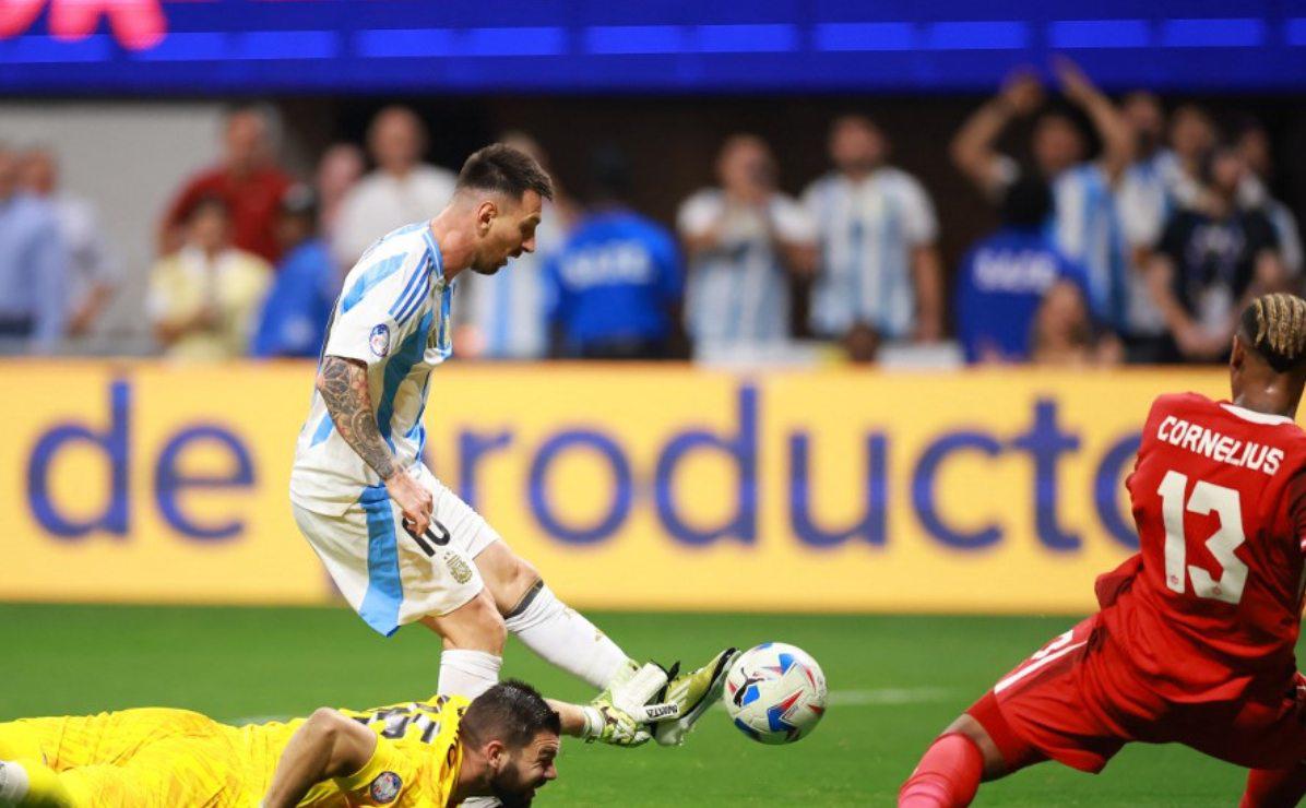 Messi y sus increíbles fallas en el Argentina - Canadá por la Copa América 2024