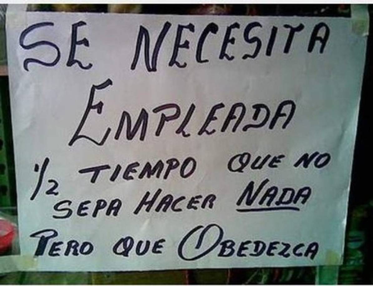Al menos este se ve como un trabajo fácil.