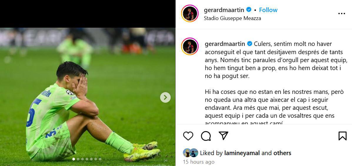 Barcelona destrozado: jugadores se desahogan tras quedar fuera de Champions