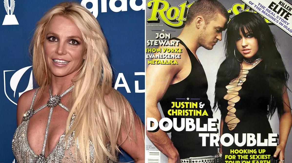A Britney le dolió ver a Christina junto a Justin en la portada de “Rolling Stone”