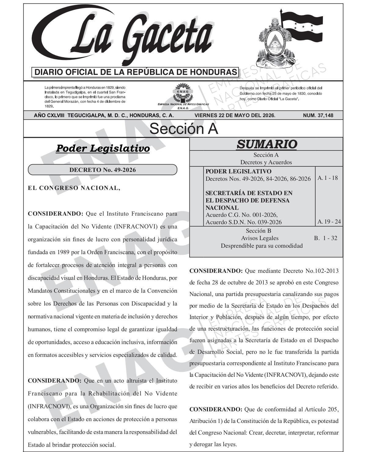 Tomás Zambrano destaca aprobación previa de reformas de seguridad impulsadas en el Congreso