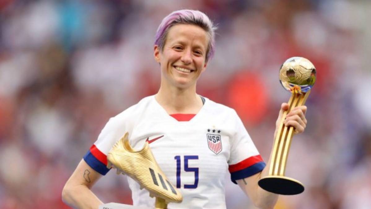 'Terroristas estadounidenses han asaltado el Capitolio en Washington. 6 de enero de 2021', afirmó la futbolista Megan Rapinoe.