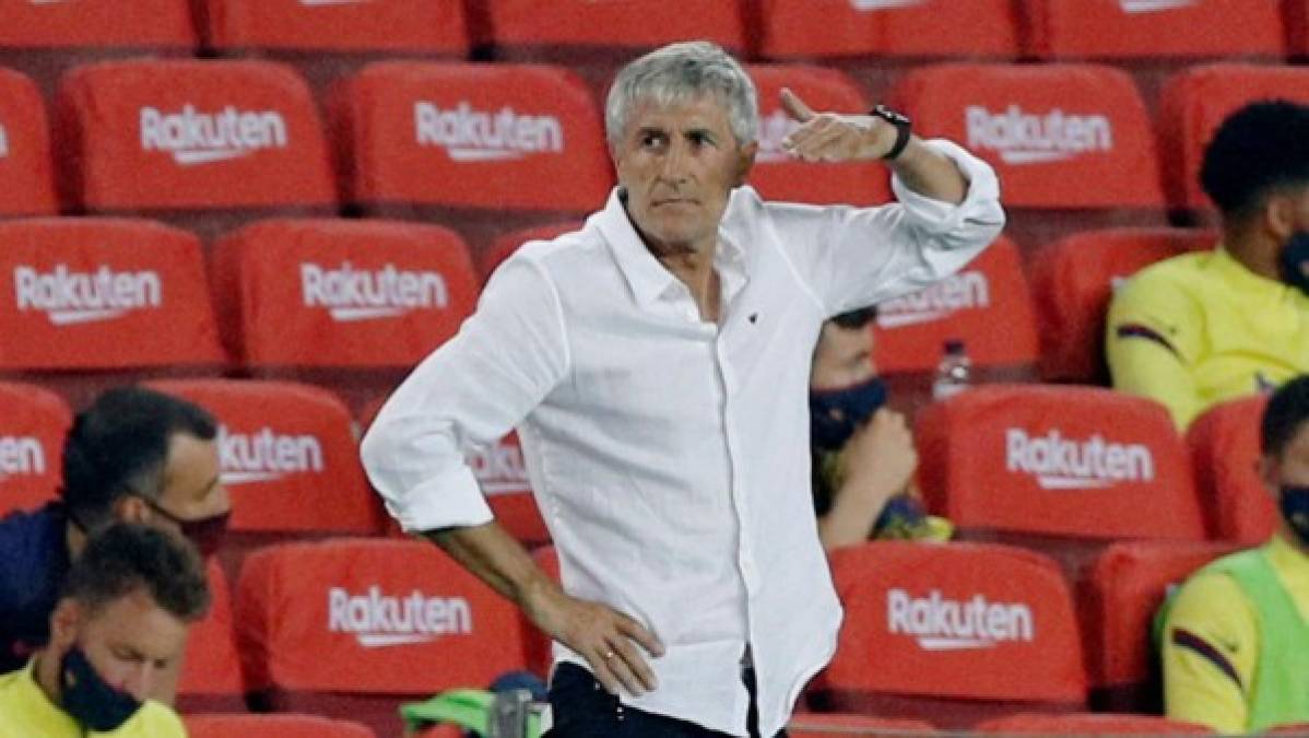 Quique Setién no será entrenador del Barcelona la próxima temporada, informan medios españoles. El entrenador azulgrana no cuenta con el apoyo del vestuario, especialmente por parte de los pesos pesados como Lionel Messi o Luis Suárez, lo que parece haber sentenciado su futuro en el banquillo del Camp Nou, teniendo el club azulgrana que buscar un nuevo técnico de cara a la próxima temporada.