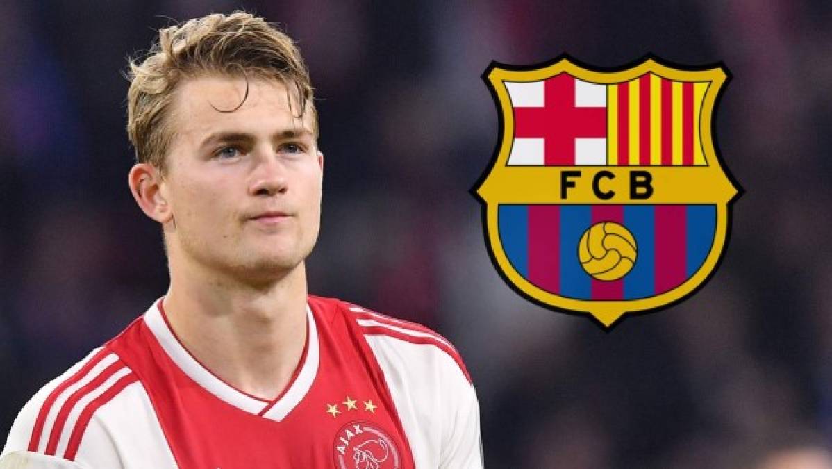 Matthijs de Ligt: Según la Cadena SER, el defensor holandés ha rechazado ir a jugar al Barcelona. Su agente Mino Raiola le habría comunicado al club catalán que el zaguero no jugará con ellos.