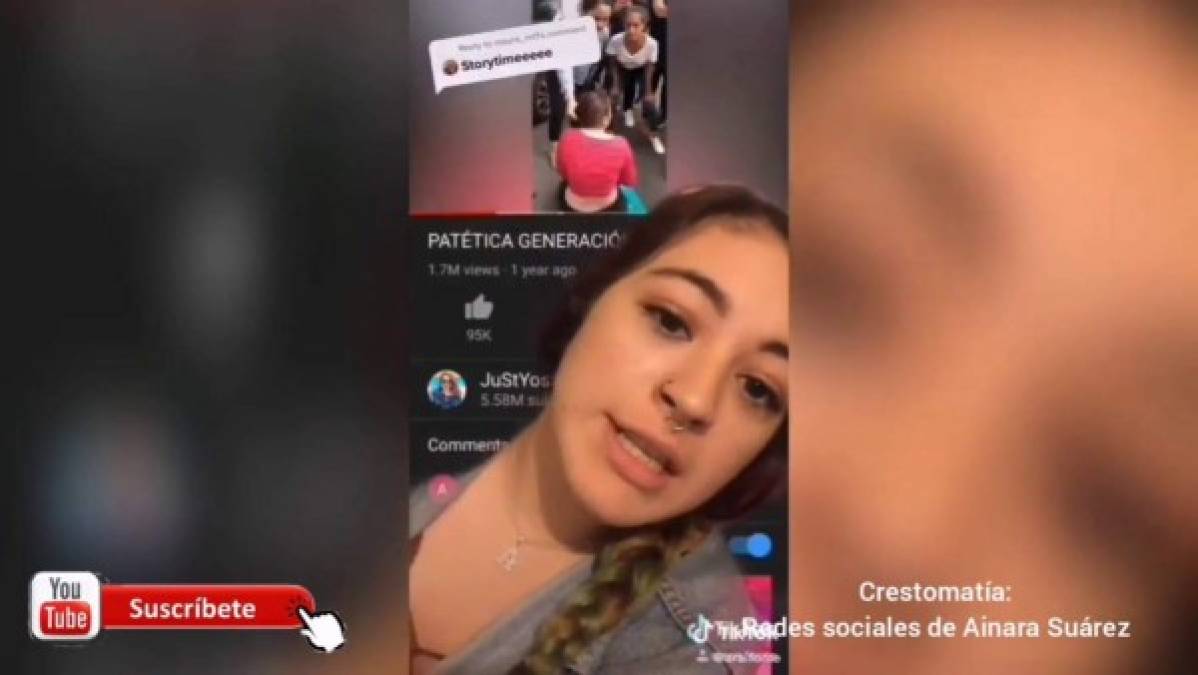 Hoffman fue denunciada por Ainara 'S', la menor que aparece en las imágenes aparentemente difundidas por la influencer.<br/>En esta imagen, la supuesta víctima de abuso Ainara Suárez.