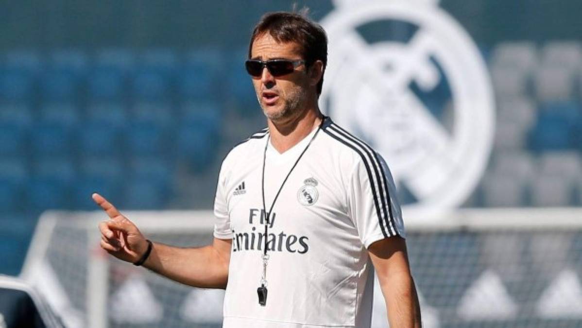 Julen Lopetegui, entrenador del Real Madrid, le dio a Florentino Pérez una lista de jugadores a los que hay que buscarles otro equipo.