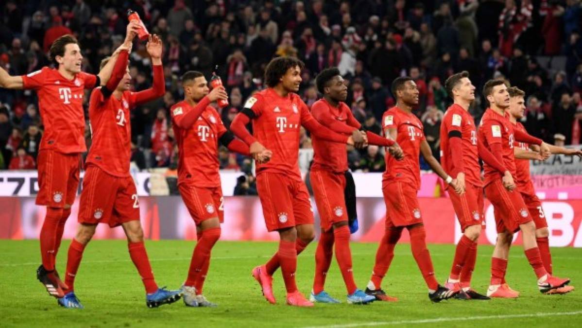 Bundesliga (Alemania) - El Bayern Múnich sería el campeón alemán. El equipo bávaro está líder con 55 puntos, cuatro por delante del Borussia Dortmund, después de una primera vuelta llena de baches.