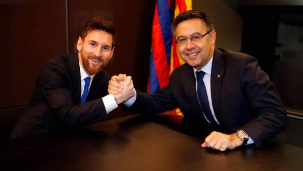 Josep María Bartomeu, presidente del Barcelona, habló sobre la continuidad de Lionel Messi en el club. “No tengo ninguna duda de que cuando Messi termine su carrera, en tres o cuatro años, estará aquí, en el Barcelona”, sentenció.