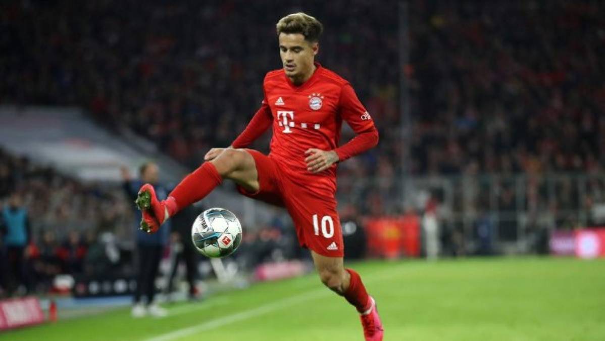 Philippe Coutinho: El mediocampista brasileño se encuentra cedido en el Bayern Múnich por parte del Barcelona y la prensa española revela que el club alemán no lo comprará.