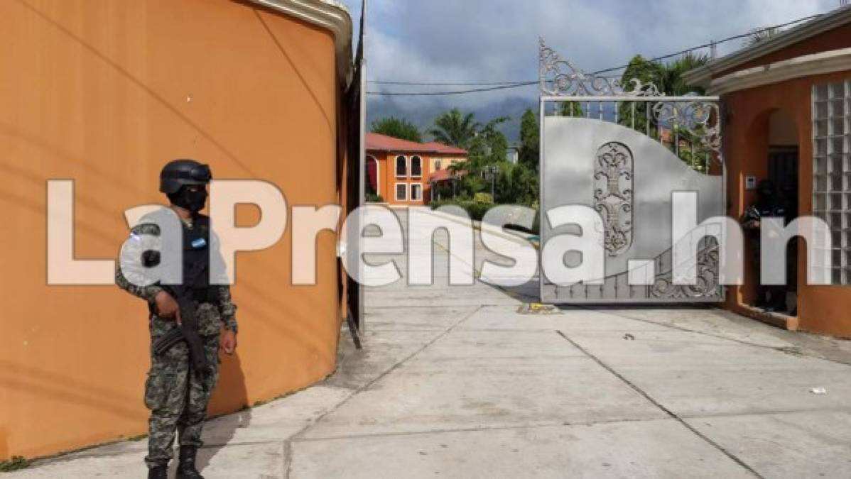 Fotografía sin fechar cedida por el Ministerio de Defensa de Honduras del interior de una propiedad confiscada a los supuestos narcotraficantes hondureños del clan Valle Valle. EFE/MINISTERIO DE DEFENSA