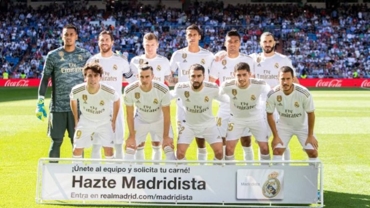 Este fue el 11 titular del Real Madrid para enfrentar al Granada.