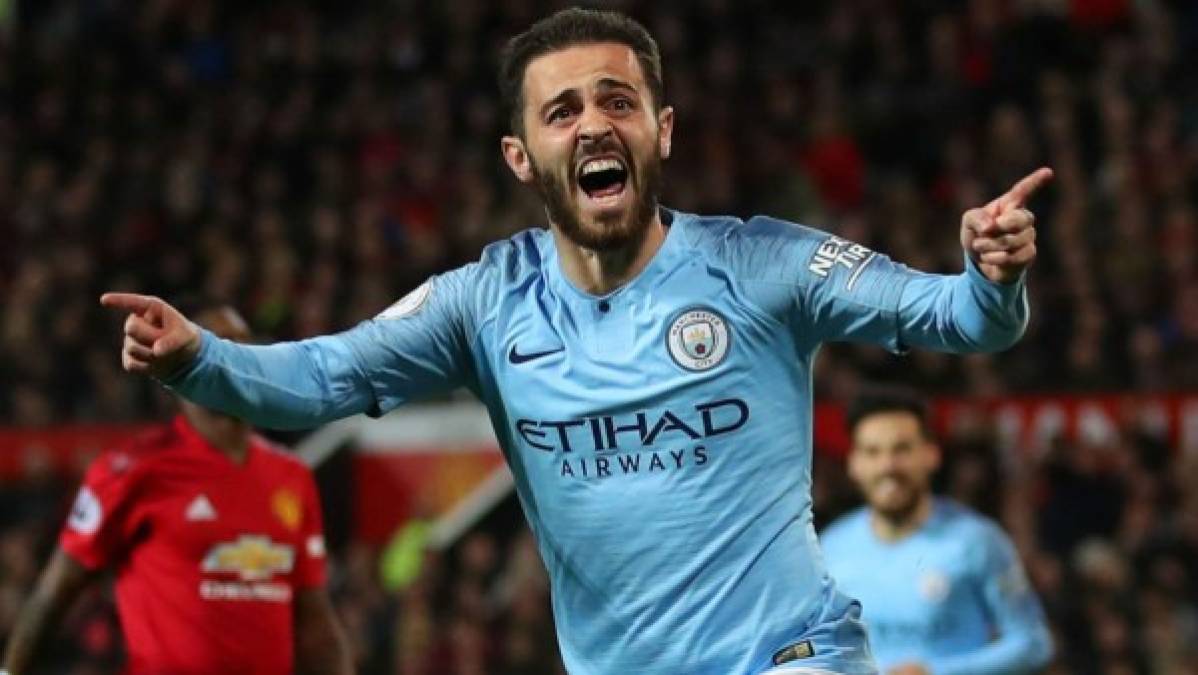 12. Bernardo Silva - El extremo derecho portugués del Manchester City tiene un valor de 100 millones de euros.