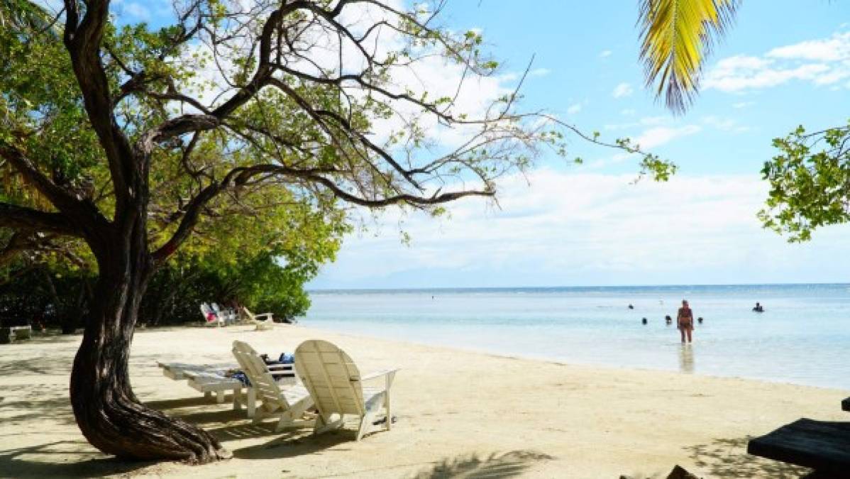 1. Espectaculares playas: Con un hermoso marco de palmeras y un bar-restaurante a la orilla de la bahía, Bando Beach es uno de los lugares favoritos de los turistas en Utila. Esta playa privada, ubicada en el antiguo aeropuerto de la isla, ofrece un ambiente íntimo para relajarse y disfrutar del sol y la compañía. <br/><br/>El costo para ingresar es de 40 lempiras para locales y extranjeros.