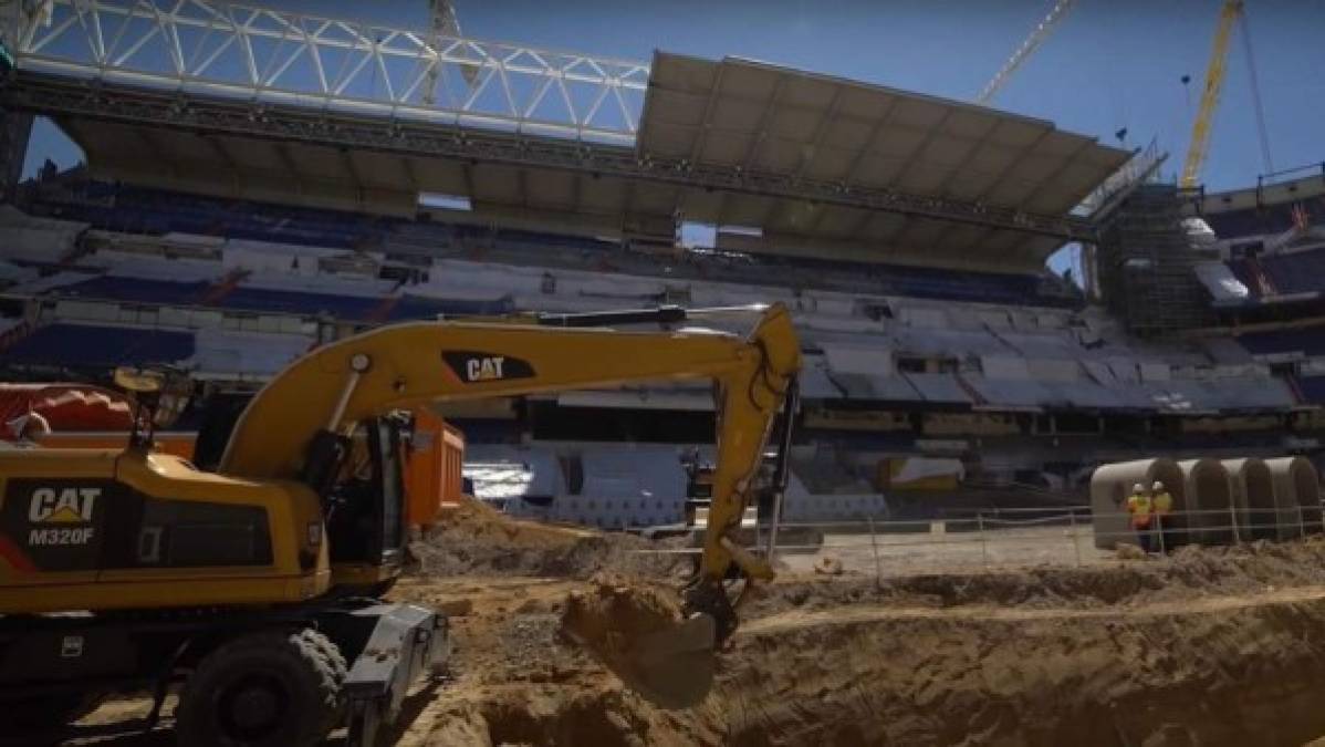 El césped del Estadio Santiago Bernabéu fue cambiado.