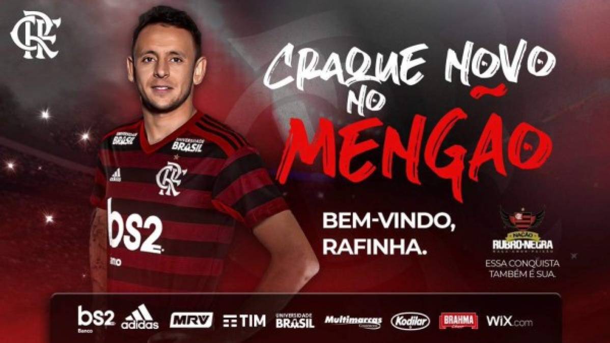 El club brasileño Flamengo anunció la contratación del lateral derecho Rafinha, exjugador del Bayern Múnich y quien firmará un contrato por dos años con el equipo carioca.<br/><br/>Marcio Rafael Ferreira de Souza, conocido en el mundo del fútbol como Rafinha, tiene 33 años, es el quinto refuerzo anunciado por el Flamengo para esta temporada y se presentará al club el próximo 24 de junio, según informó el vicepresidente de la entidad, Marcos Braz.