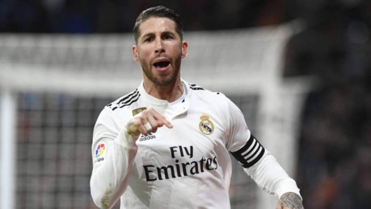 Sergio Ramos: Escogido como uno de los mejores defensores del 2019. Es el capitán del Real Madrid.
