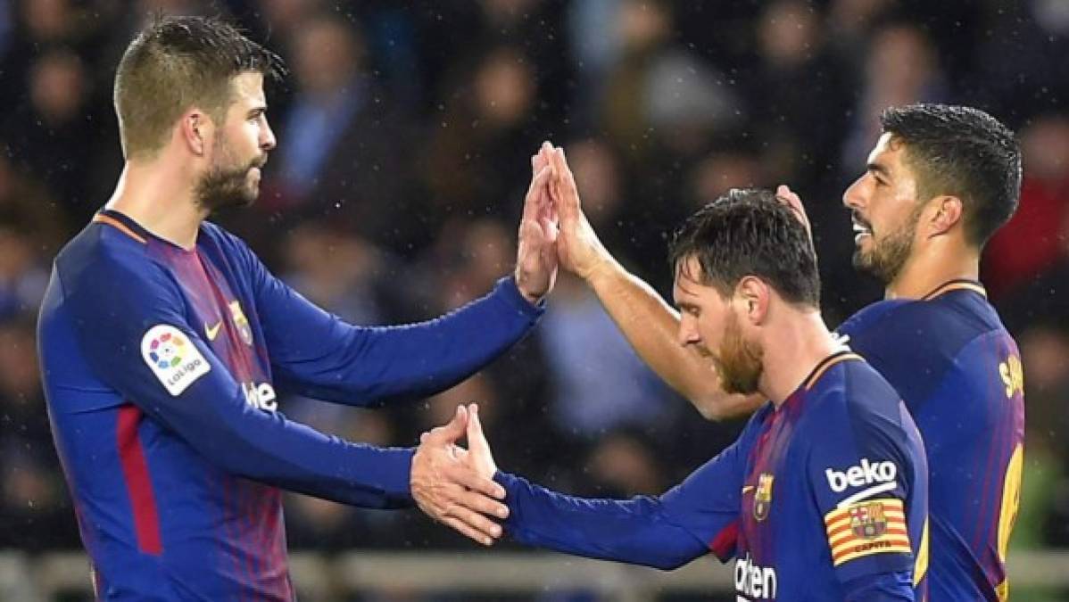 Para sorpresa de muchos, Messi dejó fuera de su Top a Luis Suárez y Piqué, dos grandes amigos con el que ha compartido vestuario en el FC Barcelona.