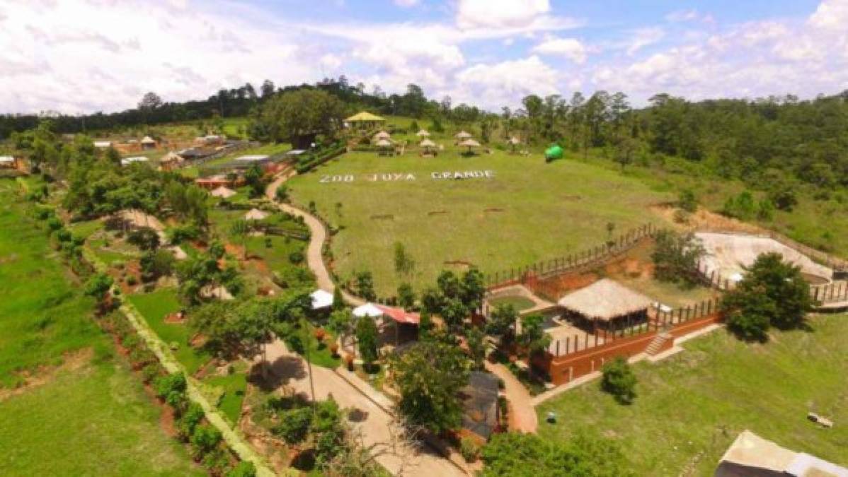 El zoológico Joya Grande está ubicado en Santa Cruz de Yojoa. Tras su incautación pasó a ser administrado por el Estado de Honduras.