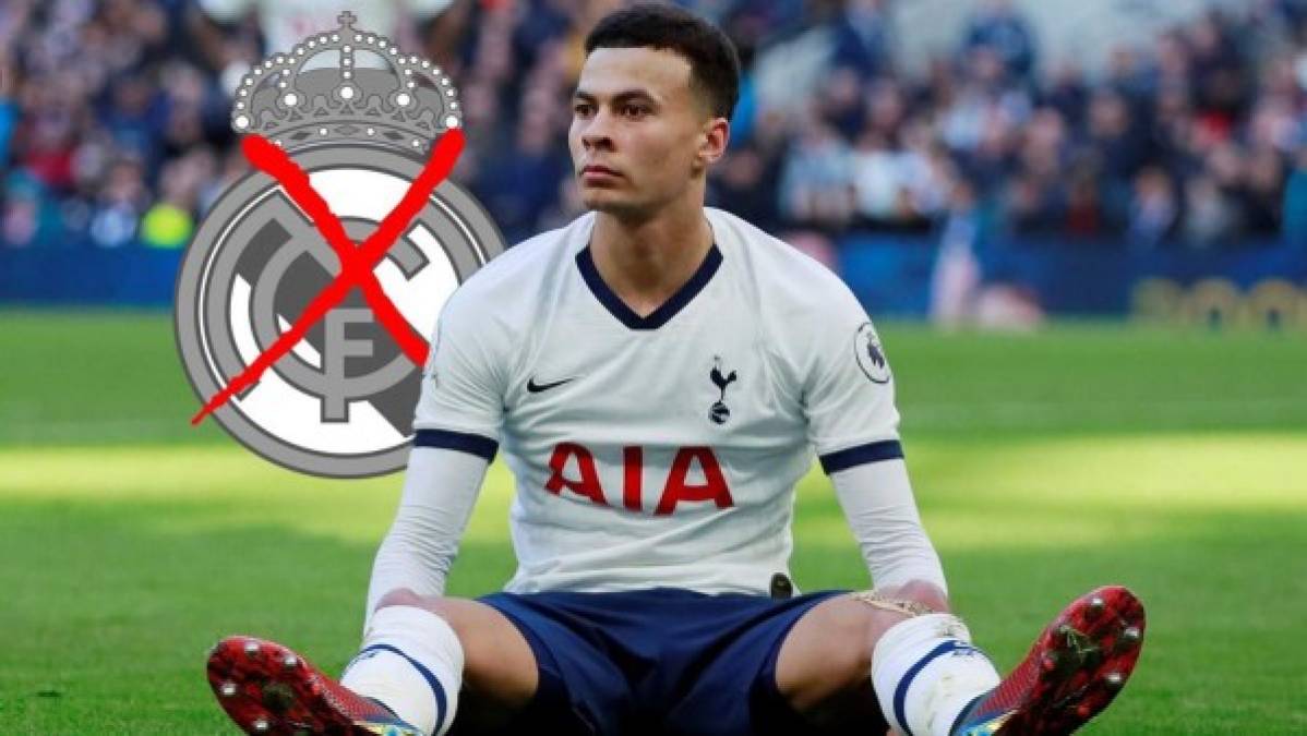 En la negociación entre Real Madrid y Tottenham por Gareth Bale, el conjunto blanco pudo hacerse con los servicios de un jugador de la actual plantilla británica como es el internacional inglés Dele Alli, en un ofrecimiento por parte de los Spurs que el club merengue decidió rechazar, toda vez que el centro del campo es una de las posiciones que mejor tiene cubiertas Zinedine Zidane para afrontar con garantías en la actual temporada.