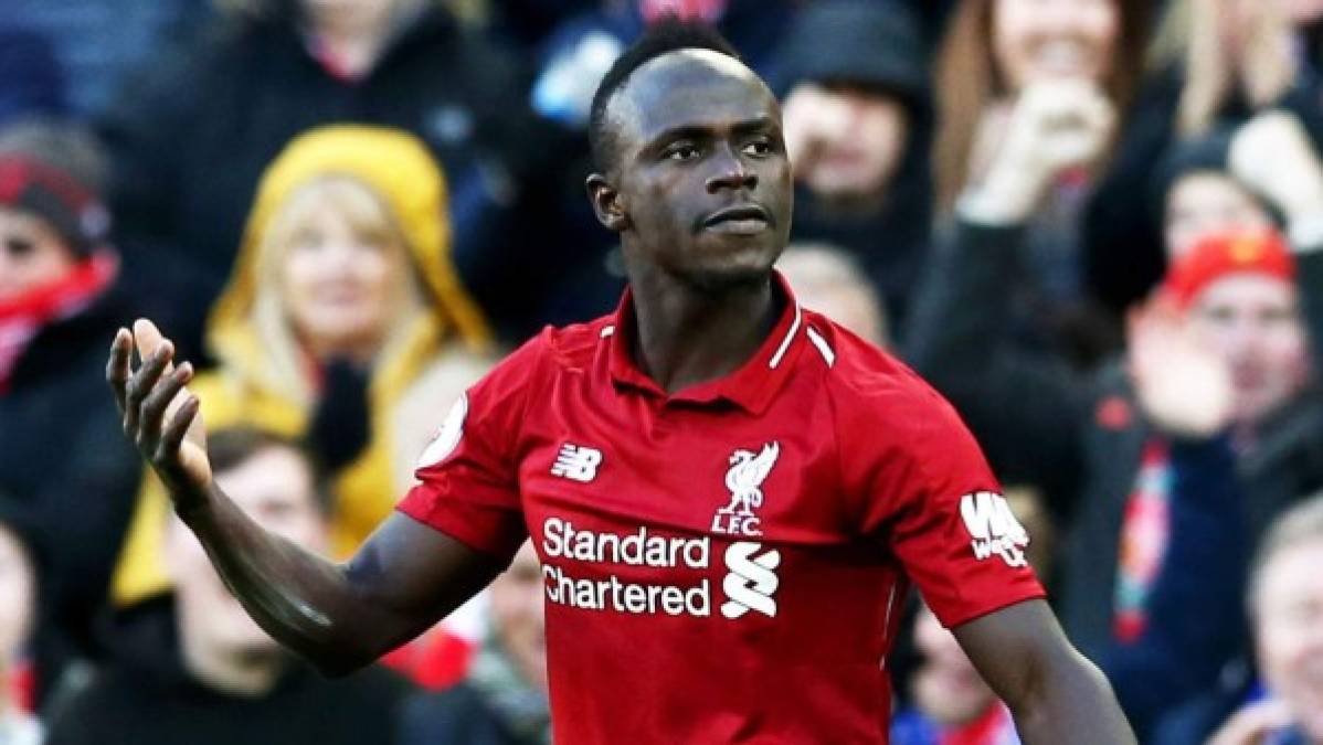 7. Sadio Mané (Liverpool): El extremo senegalés sumó 22 goles (44 puntos) en la Premier League.