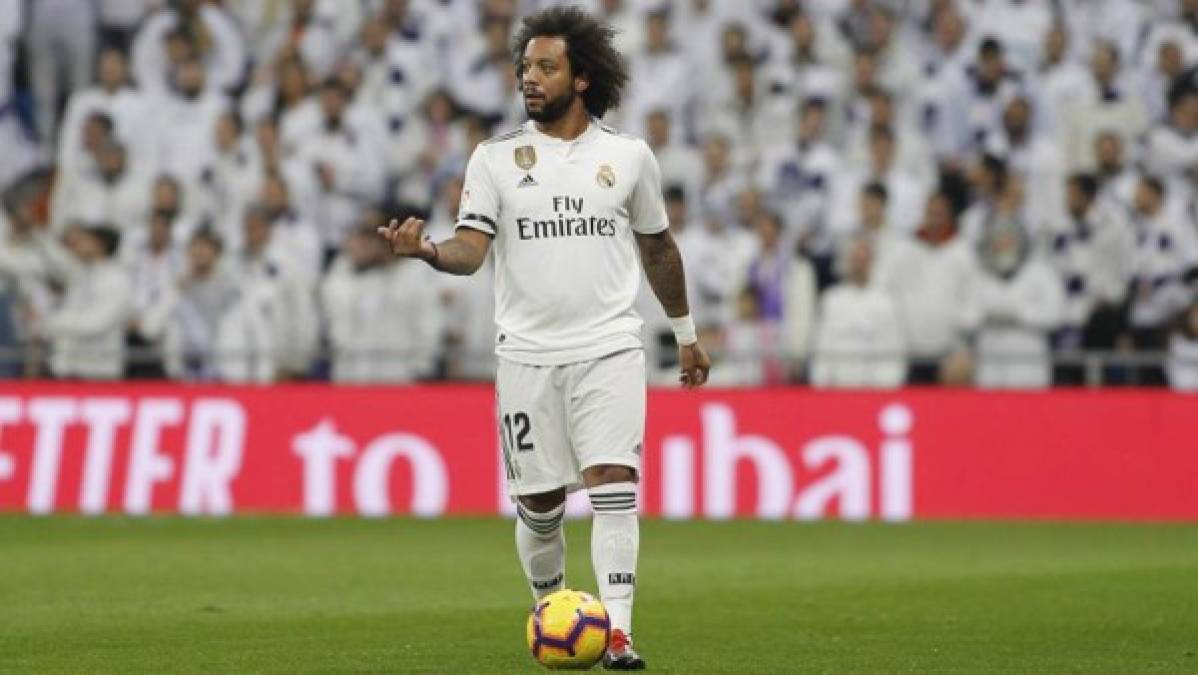 Marcelo: El brasileño seguirá en el club blanco y estará por la banda izquierda del sector defensivo.