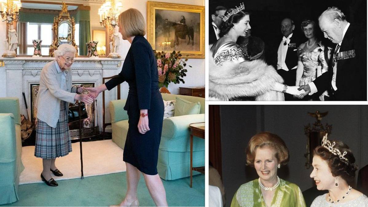 Liz Truss se convertió en la 15ª jefa de gobierno británica en los 70 años de reinado de Isabel II. Tras recibir formalmente la dimisión de Boris Johnson, la monarca nombró hoy a Truss como nueva primera ministra. Esta es la lista de los inquilinos de Downing Street desde que Isabel II subió al trono en 1952.