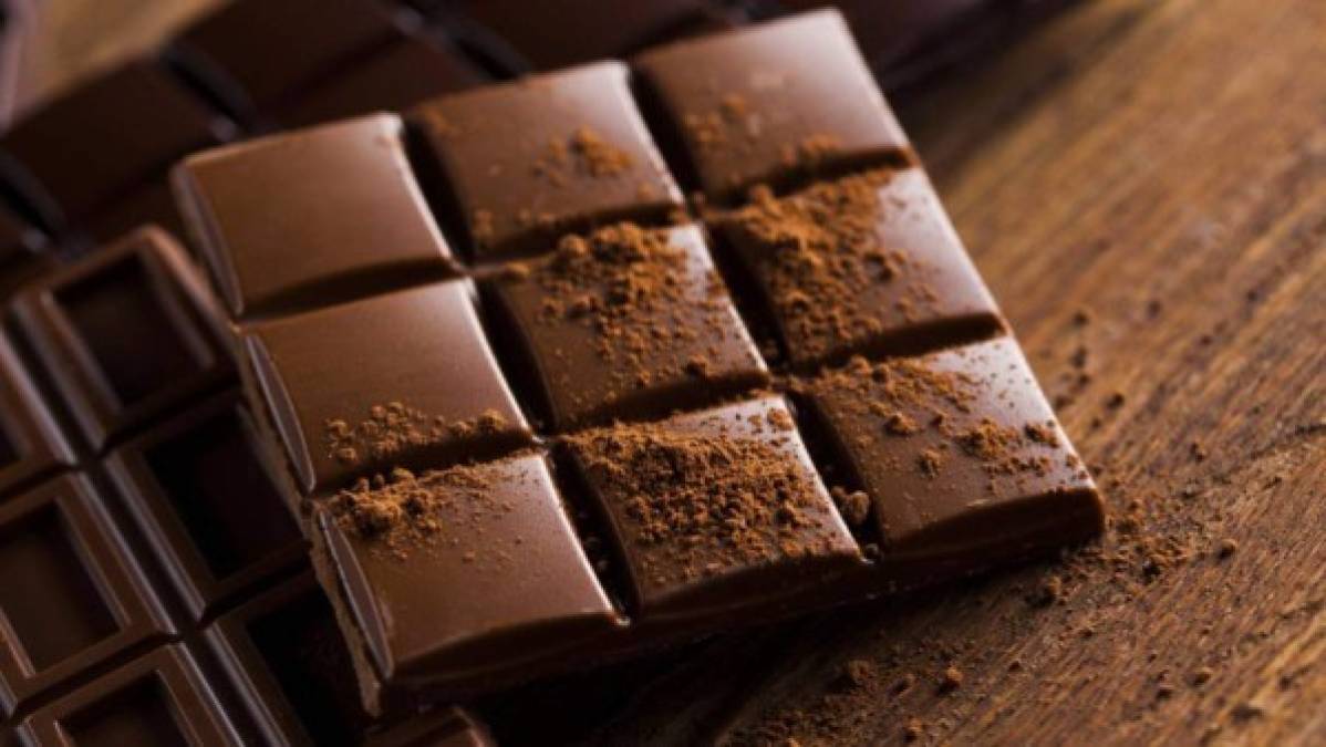 Chocolate<br/>El chocolate y la banana también promueven en nuestro organismo la liberación de endorfinas, las que nos otorgan un estado de bienestar y placer excelente.