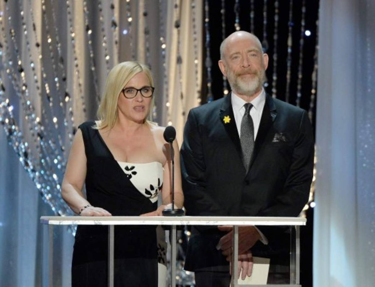 Los actores Patricia Arquette y J.K. Simmons.