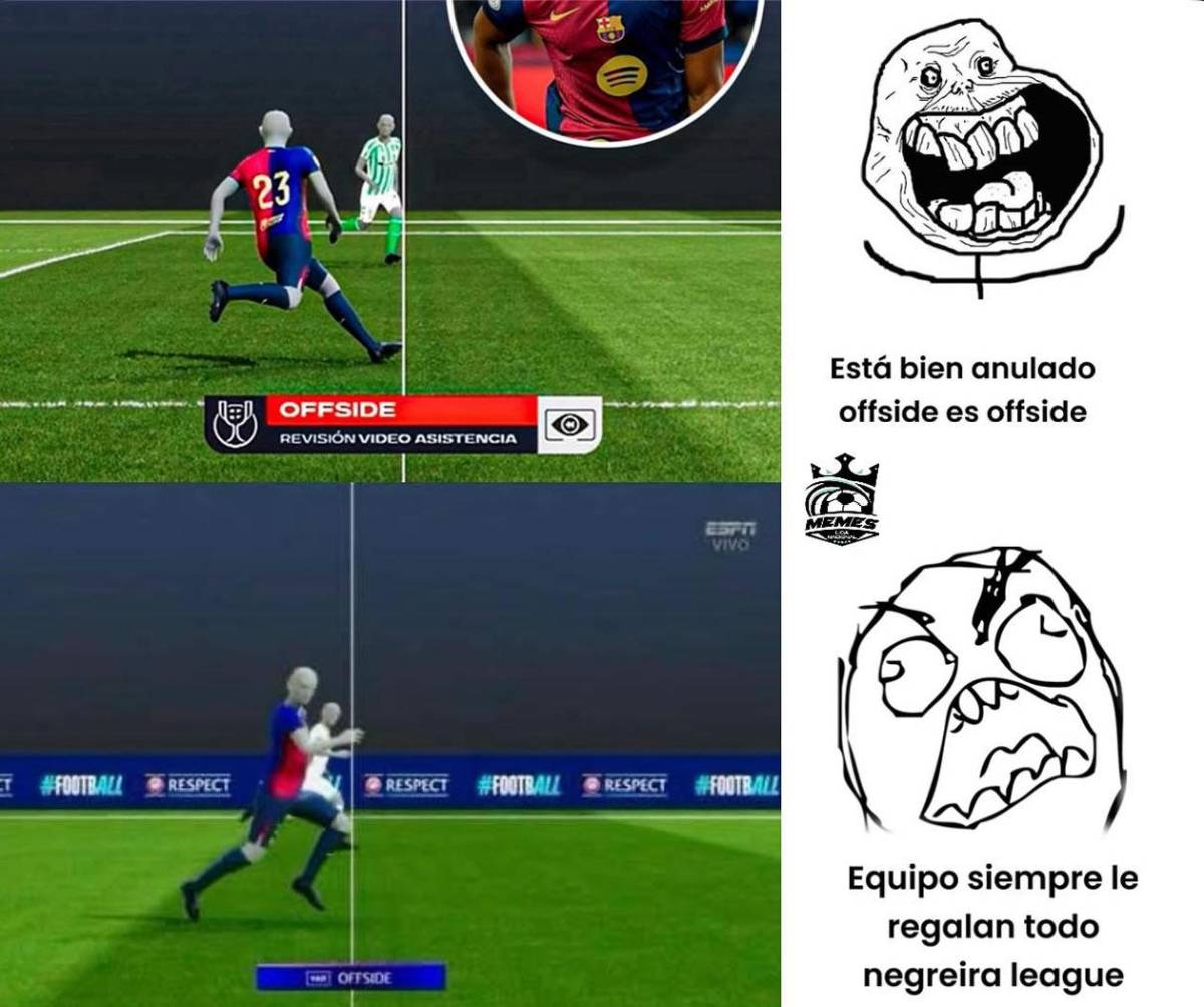 Barcelona sufre en los memes tras empatar con Inter: burlas al Real Madrid