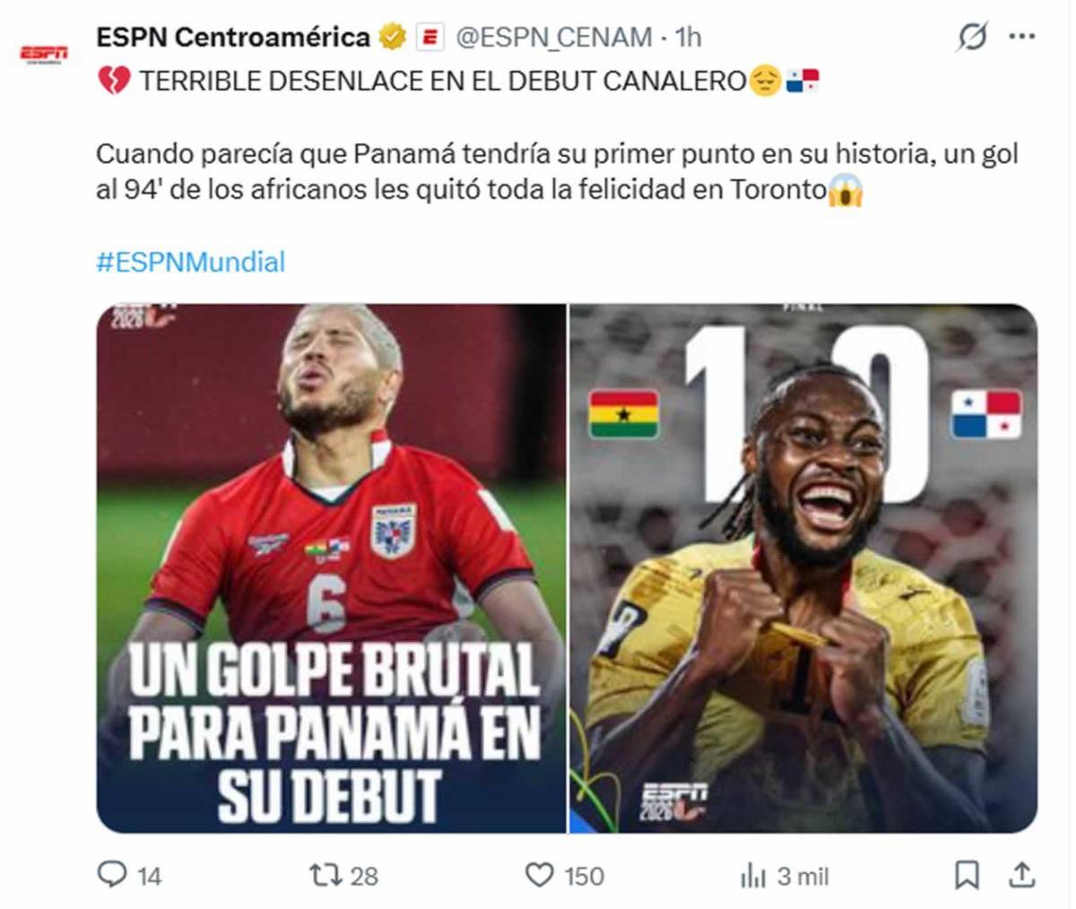 Prensa de Panamá dolida, 'Chepe Bomba' deja recado a Honduras y burlas en Costa Rica
