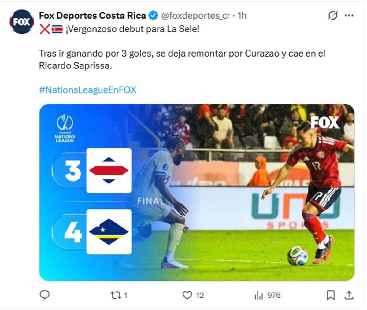 Duros ataques a Costa Rica y piden la cabeza del culpable ante Curazao: 'Chepe Bomba' dispara