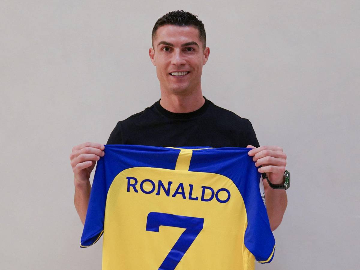Cristiano Ronaldo con la camiseta del Al Nassr.