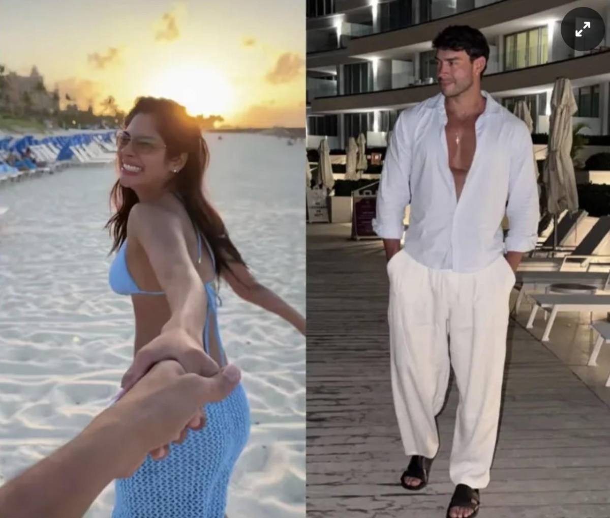 Sheynnis Palacios celebra su cumpleaños con Carlos Arias