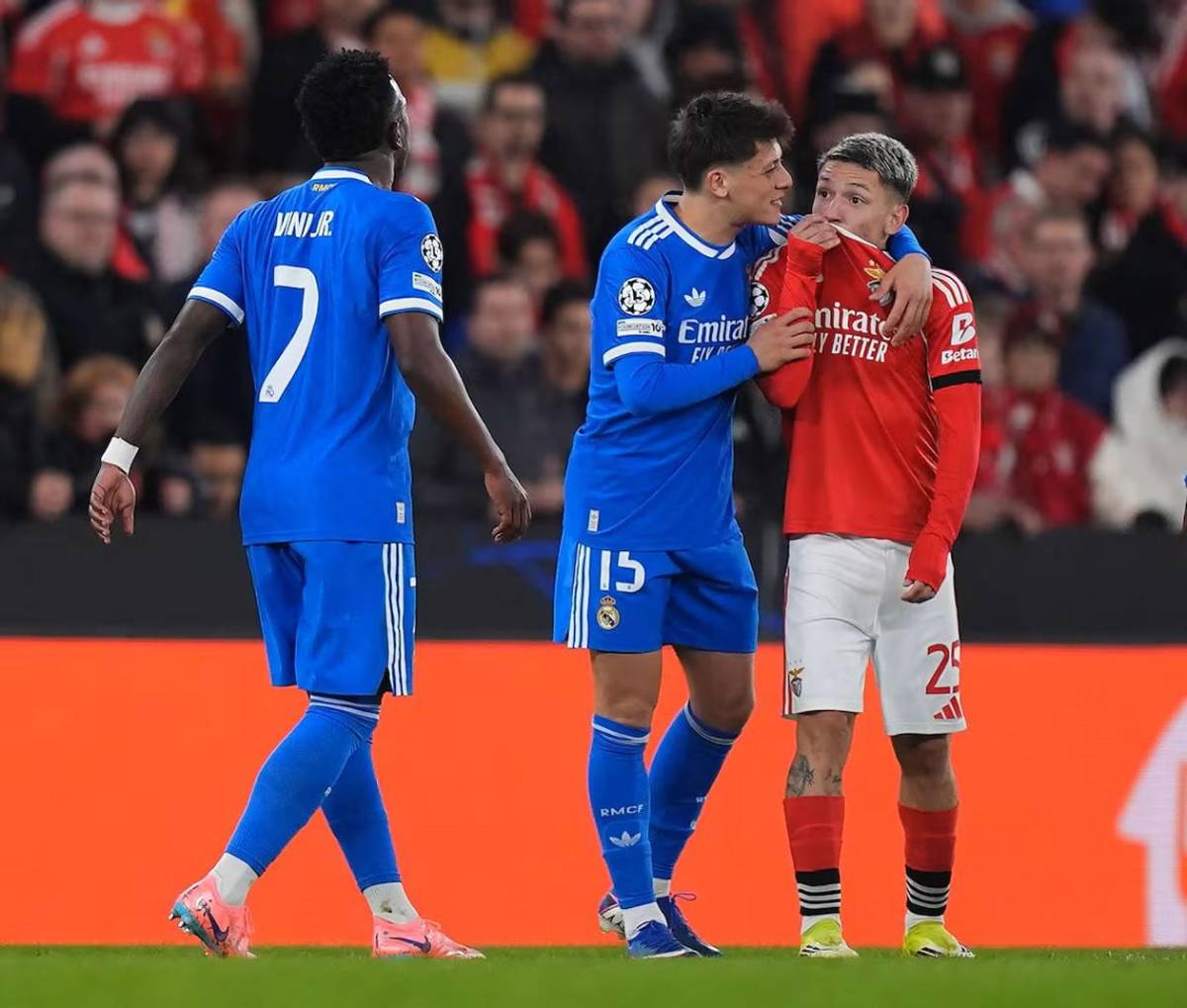 La grave sanción que puede recibir Prestianni por insultos racistas contra Vinicius