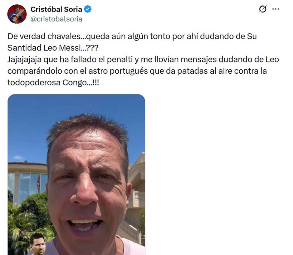 Rendidos a Messi, Liberman sorprende y dardo a Cristiano: Habló Dios y la ayudita