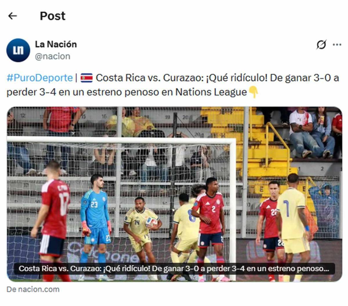 Duros ataques a Costa Rica y piden la cabeza del culpable ante Curazao: 'Chepe Bomba' dispara