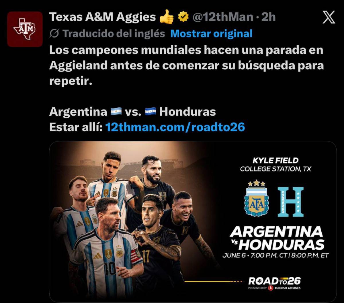 Esto dicen en Argentina por el amistoso vs Honduras; lanzan advertencia