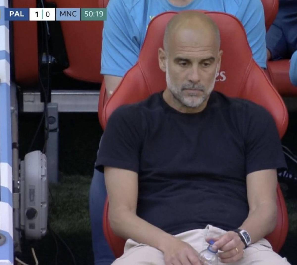 Guardiola no sabe perder: enfado por derrota en FA Cup, villano del City y error del VAR