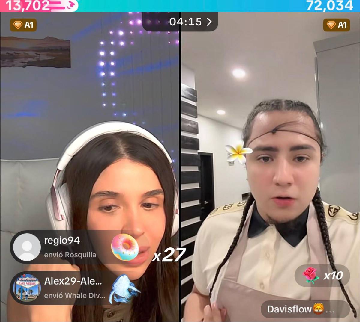 Esposa de El Chapo Guzmán sorprende con regalo a Davis Flow y así reaccionó el tiktoker
