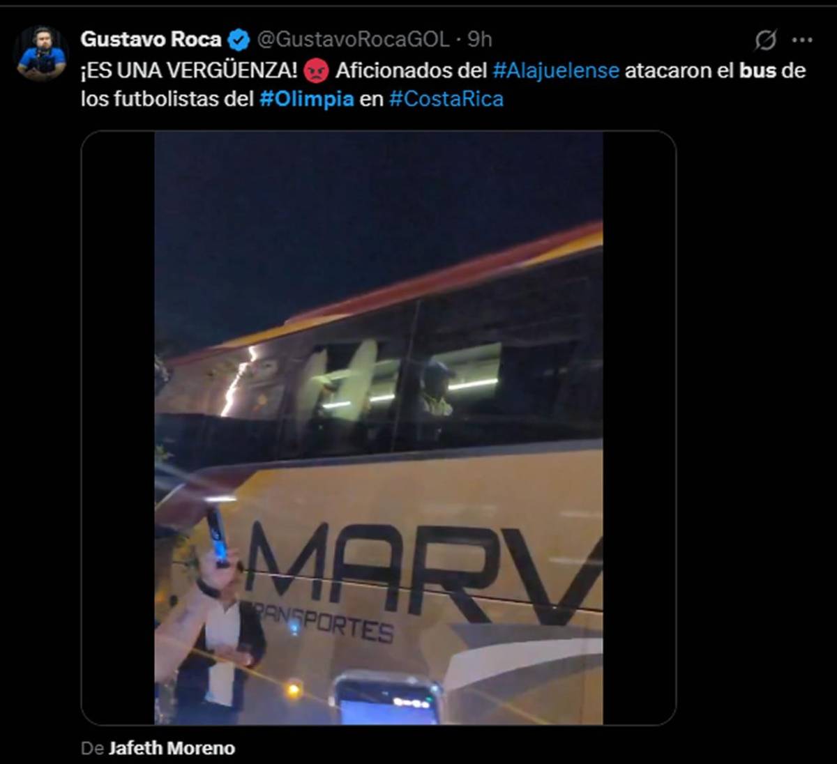 Concacaf debe descalificar a Alajuelense: prensa reprocha ataque al Olimpia en Costa Rica