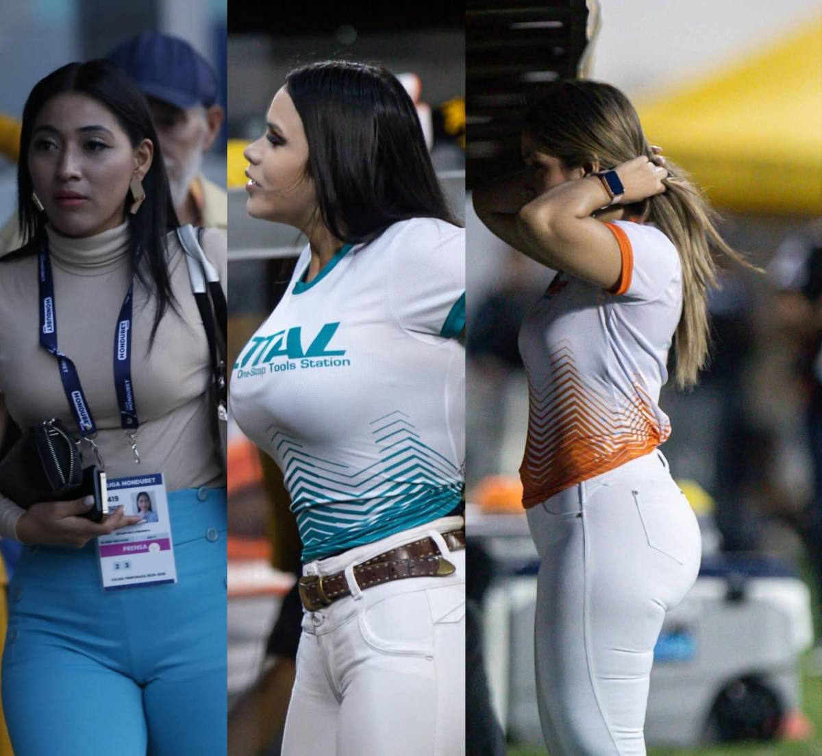 Tres mujeres enamoran y madre de reina da ejemplo en primer partido de Liga