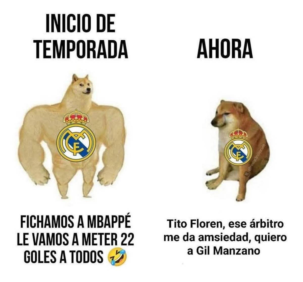 Los memes se burlan del Real Madrid por su plantón en la Copa del Rey
