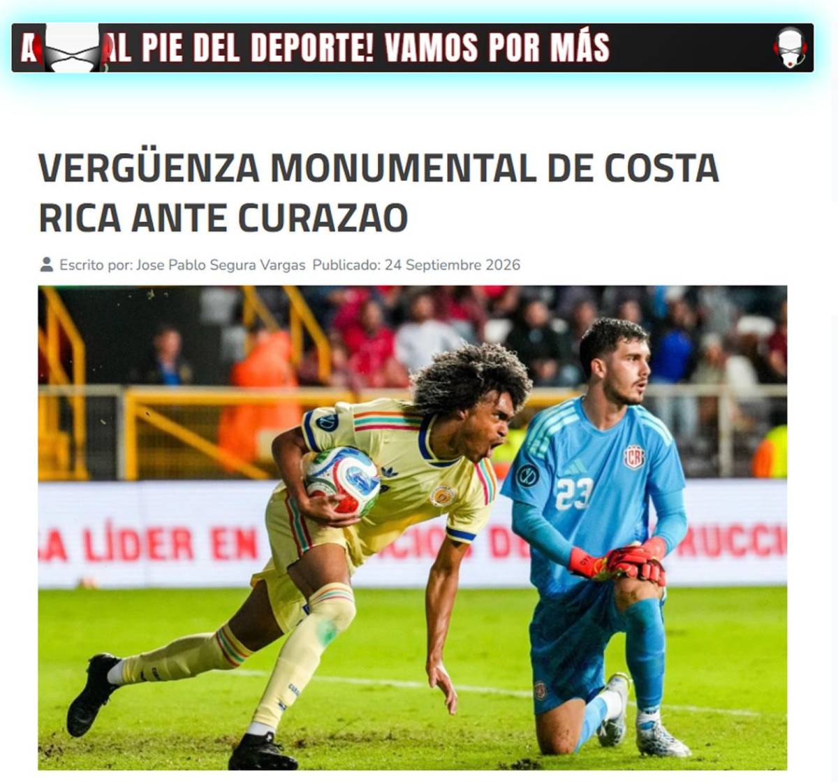 Duros ataques a Costa Rica y piden la cabeza del culpable ante Curazao: 'Chepe Bomba' dispara