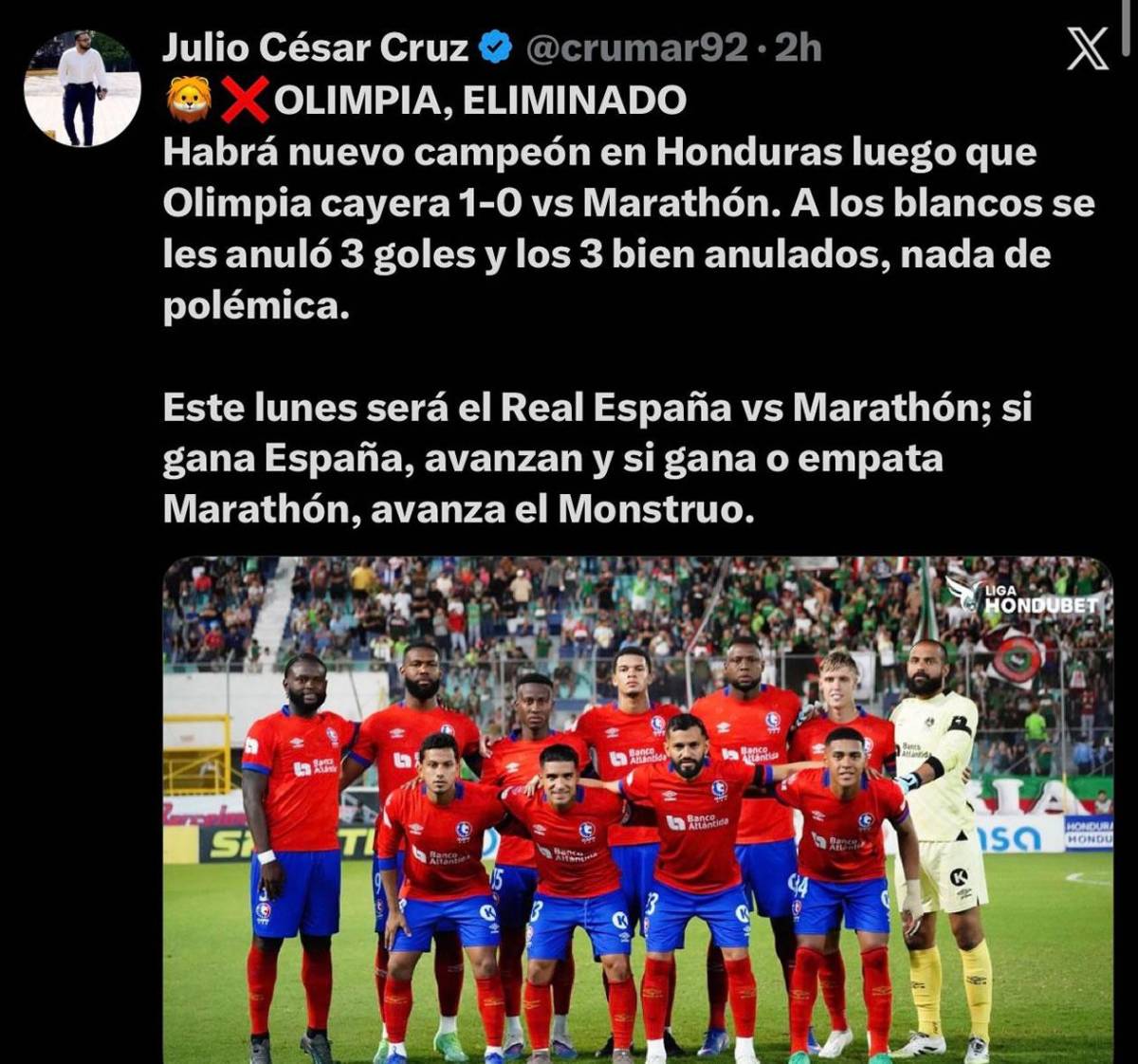 Justicia divina y papelón: reacción de prensa por eliminación de Olimpia ante Marathón